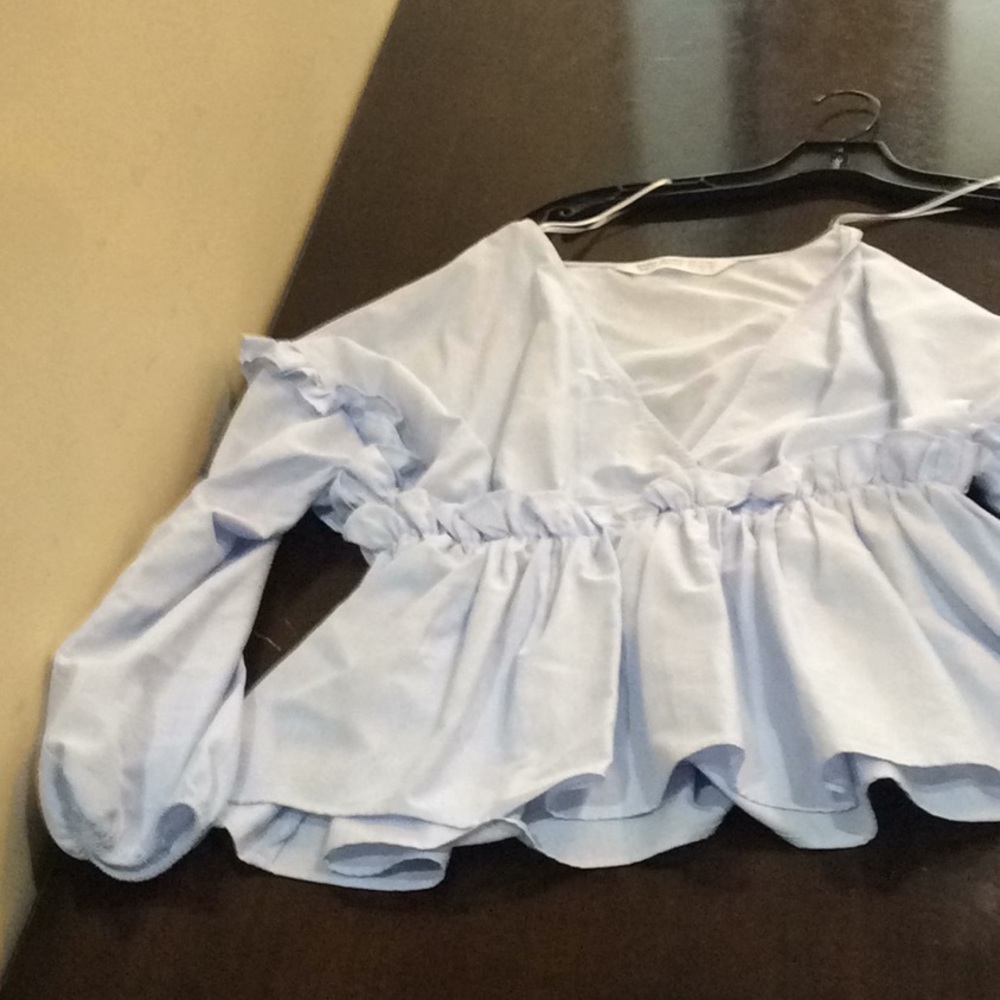 Zara peplum with ruffles